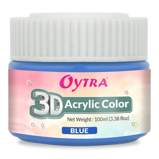 Blue Acrylic Color 3D 100ml - Oytra