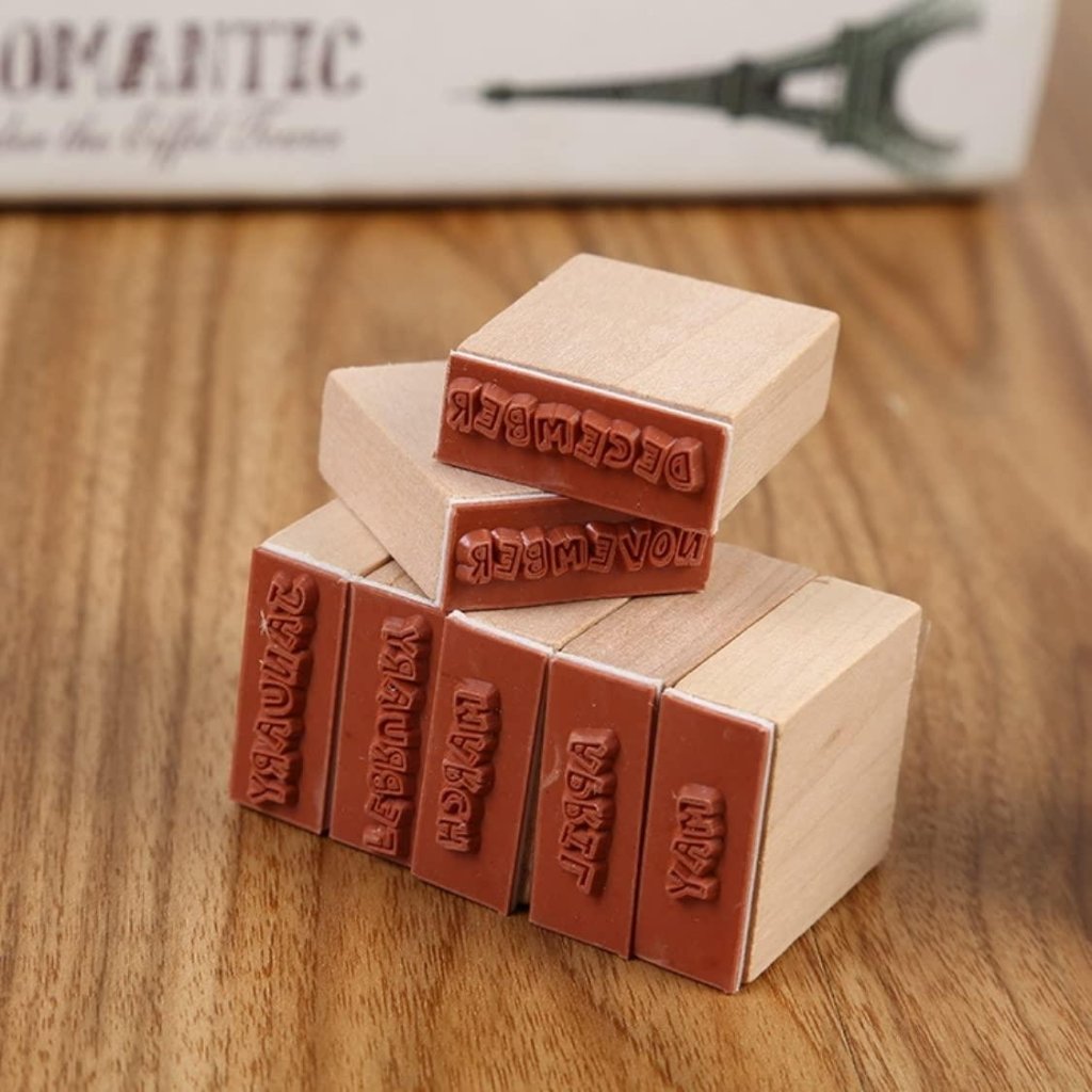 Calendar Stamp Set Number Month Day