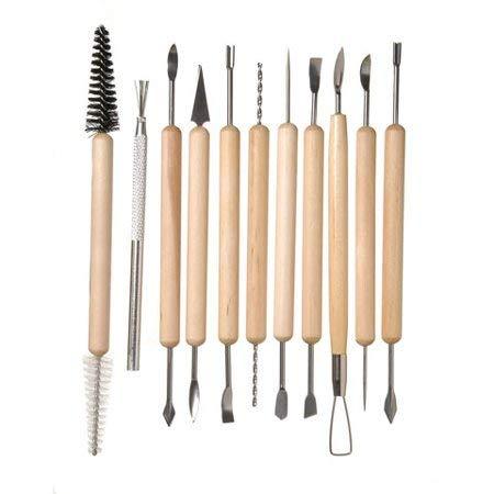 thinkstar 5 Pcs Clay Tools Pottery Clay Trimming Tools For Carving Clay  Molds Clay Ceramics Supplies Accessories