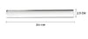 Clay Roller Acrylic Rolling Rod Pin 8 Inches 25 MM - Oytra