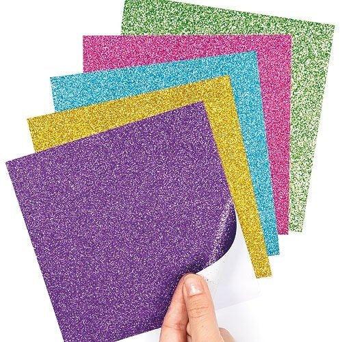 20 Glitter Foam Sheets A4 Self Adhesive - Amazing Arts and Crafts