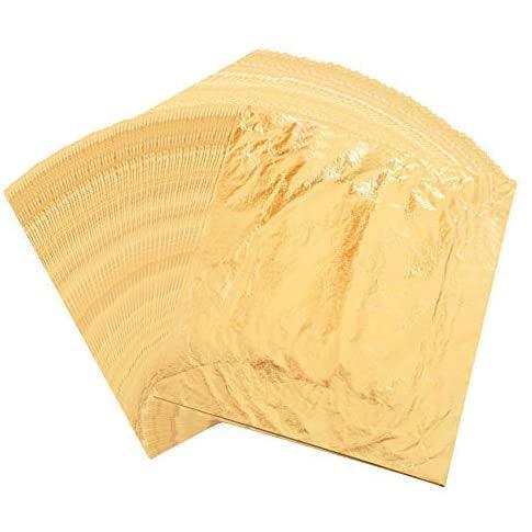 Gilding Gold Foil 3X3 Inch 25 Sheets - Oytra