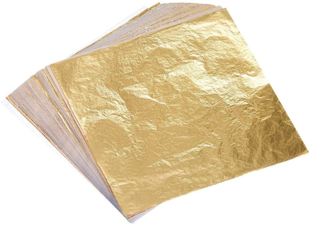 JAGS Gilding Silver Foil Paper (Pack of 25 Sheets) (6x6 Inch)