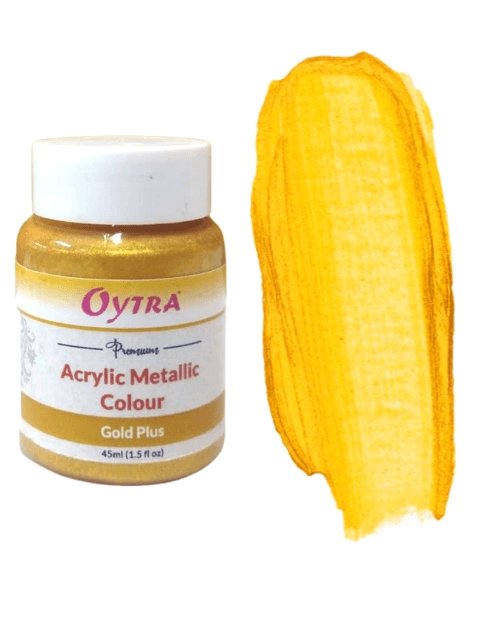 Gold Acrylic Metallic Color ( 45ml / 1.5Oz ) - Oytra
