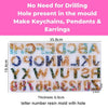 Oytra Art Resin Keychain Making DIY Kit with Pigments Mould Accessories Combo - Oytra