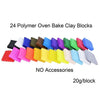 Polymer Clay Blocks 24 Colors x 20 Grams - Oytra