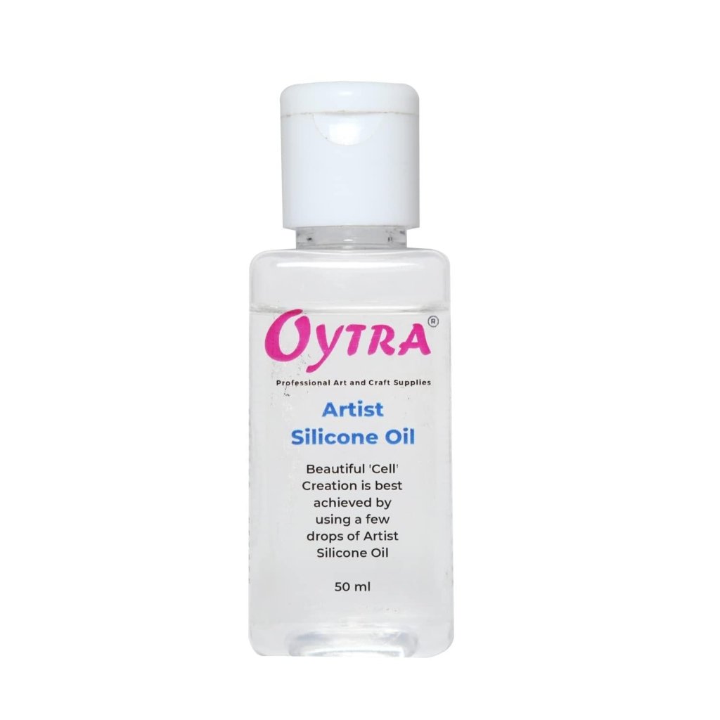 Pouring Medium White 200ml Silicone Oil 50 ml Combo - Oytra