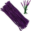 Purple 100 Pipe Cleaners for Craft 12 Inches - Oytra