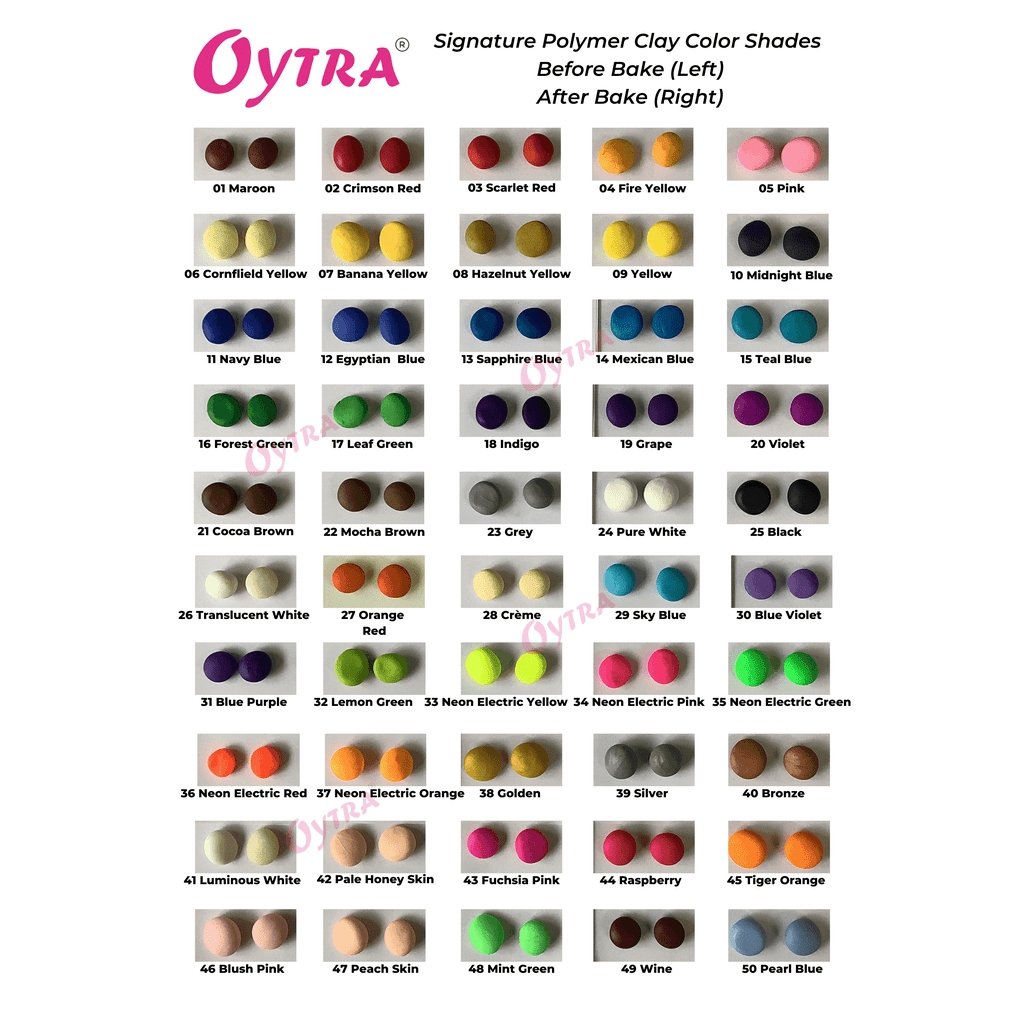 SIGNATURE Series Polymer Clay 125 Grams / 4.4 OZ - Oytra