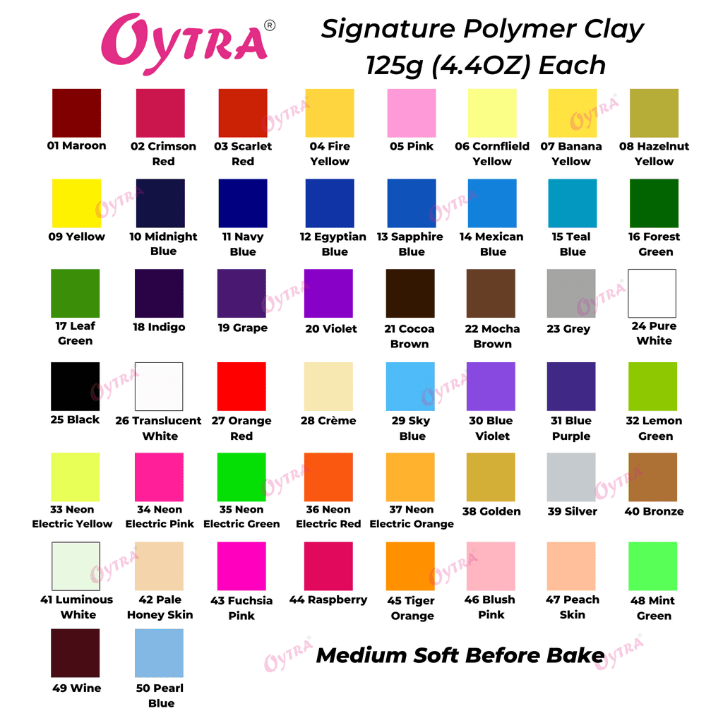 SIGNATURE Series Polymer Clay 125 Grams / 4.4 OZ - Oytra