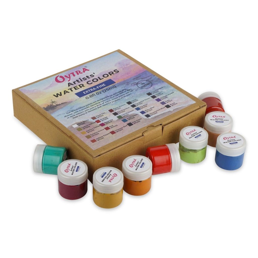 Water Colour Set 25 Colors ( 25ml / 0.8oz ) - Oytra
