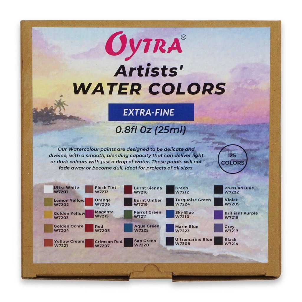Water Colour Set 25 Colors ( 25ml / 0.8oz ) - Oytra