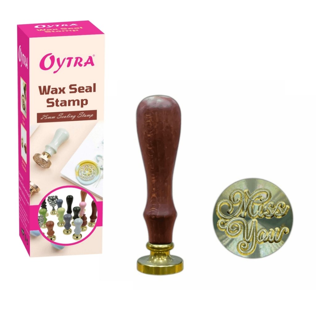 WAX SEAL STAMP 25mm (MISS YOU 23) - Oytra