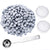 Wax Sealing Kit with 100 Beads (SILVER), 1 Heating Spoon 5ml and 2 Candles - Oytra