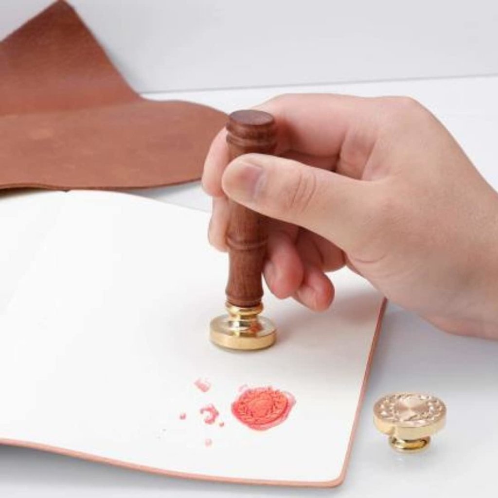 wax seal stamp unboxing, Trying my new wax stamp