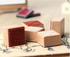 Wooden Lace Series Stamp 3X3cm 6 pcs - Oytra